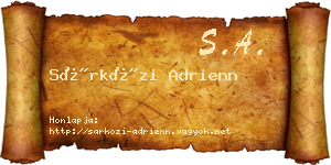 Sárközi Adrienn névjegykártya