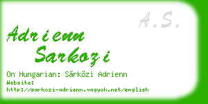 adrienn sarkozi business card