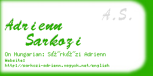 adrienn sarkozi business card